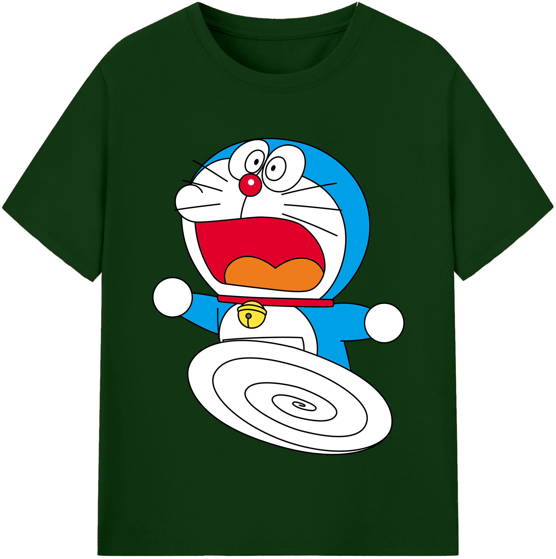 （画像用） ドラえもん Doraemon 綿100％半袖Tシャツ（フロントプリント）